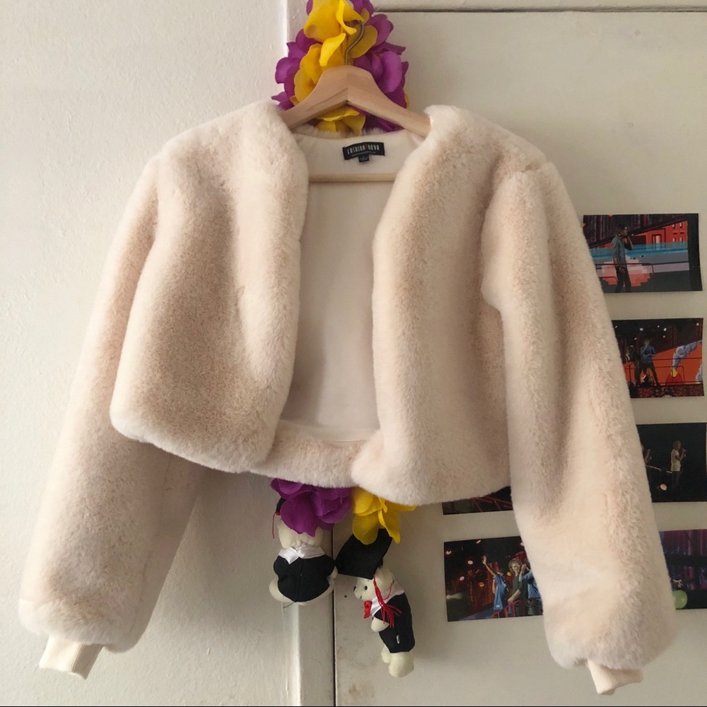 Cropped Fur Coat
